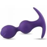  Wearable anal plug with handle silicone sex