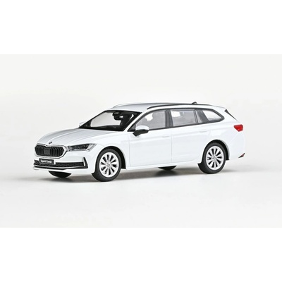Abrex Škoda Superb IV 2023 Bílá Purity EP 1:43