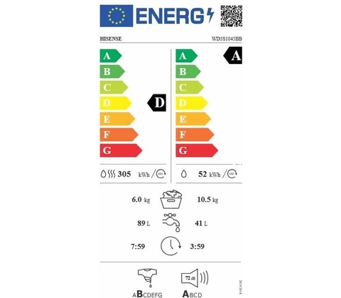 Hisense WD5S1045BB