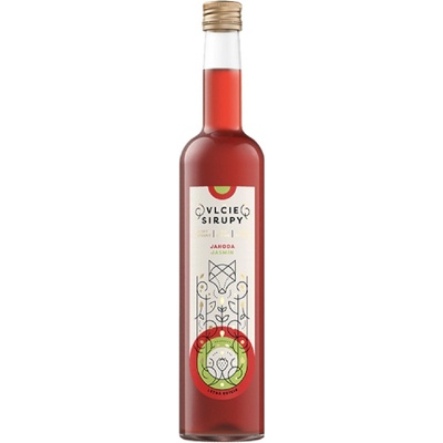 Vlčie sirupy Jahoda Jasmin 1 l