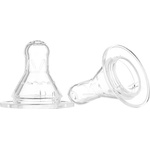 Kikkaboo Силиконов биберон Kikkaboo - UniFlow Standard, Размер XL, 2 броя (31302010033)