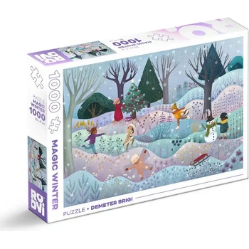ROOVI - Puzzle Magic Forest - Winter - 1 000 piese