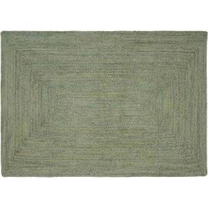 vidaXL Килим за площ Маслиненозелено 120 x 170 cm юта (42010457)
