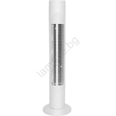 EUROLAMP Колонен вентилатор 50 w / 230 v, 83 см, бял (eu0687)