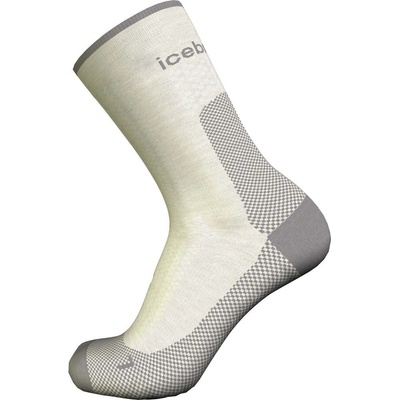 Icebreaker W Mer Hike+ Ultralight Crew ECRU HTHR/ALLOY