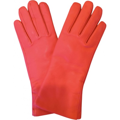 Junek kožené hladké dámské rukavice červené