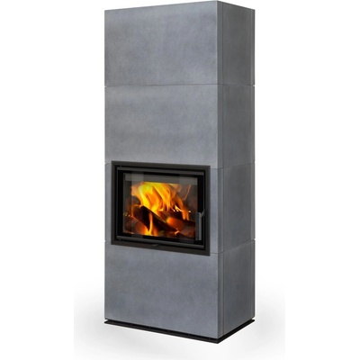 Romotop Designový krb SOLID F Zadní odvod spalin