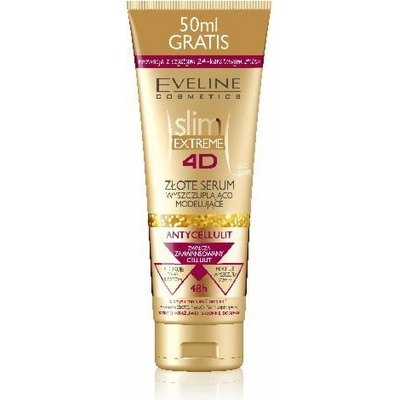 Eveline 4D slim EXTREME Golden sérum proti celulitidě 250 ml