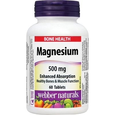 Webber Naturals Magnesium Enhanced Absorption 500 mg [60 Таблетки]