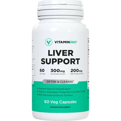 Vitamin360 Liver Support 60 Veg kapsúl