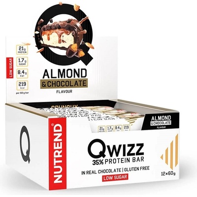 Nutrend Baton QWIZZ Protein Bar, 60 Grams/12 bars box/