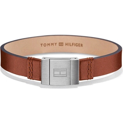 Tommy Hilfiger Štýlový náramok z hnedej kože 2700949