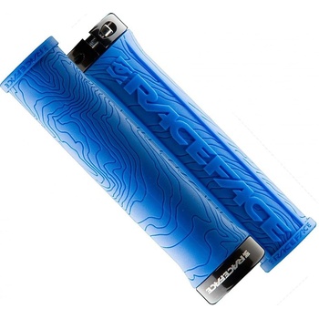 Race Face Half Nelson Lock On Grips Blue