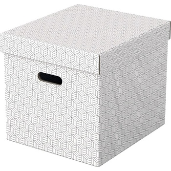 ESSELTE Кутия за съхранение ESSELTE Home cubic бяла 3бр/опаковка 628288 (628288)
