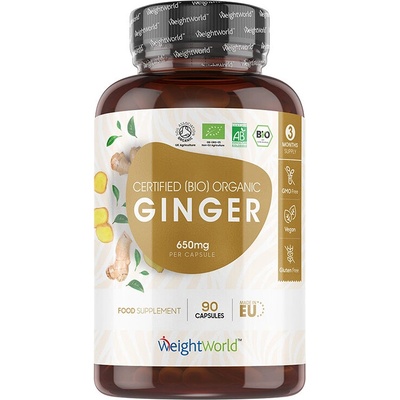 WeightWorld При стомашен дискомфорт Джинджифил (корен) 90 капсули (125267 ww)