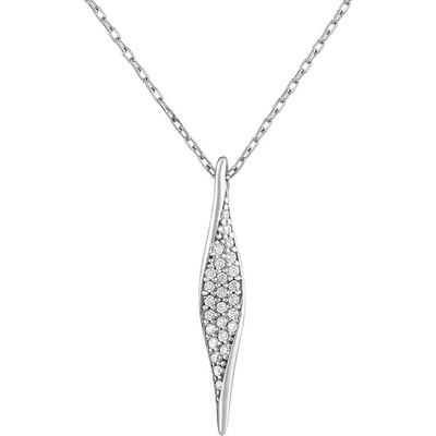 SILVEGO Stříbrný marilyn s brilliance zirconia PRGPKU1N