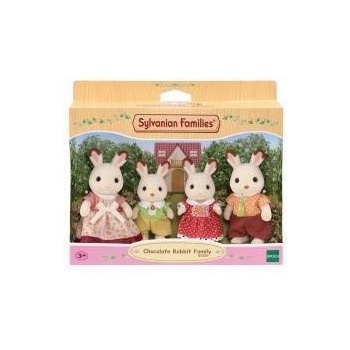 EPOCH Playset Sylvanian Families Chocolate Rabbit Family