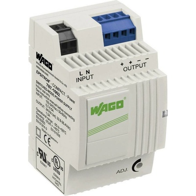 WAGO 787-1002 síťový zdroj na DIN lištu 24 V/DC 1.3 A 31.2 W Počet výstupů:2 x Obsah 1 ks
