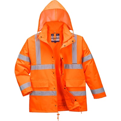 Portwest traffic 4в1 s468 / Светлоотразително hi-vis яке 4в1, ris, go/rt - hv оранжево xl (s468orrxl)