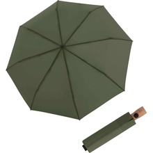 Knirps Timber duaomatic skládací deštník olive