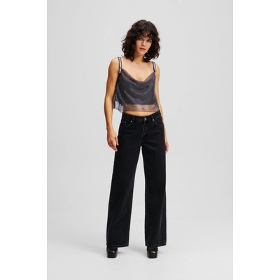 KARL LAGERFELD JEANS KLJ MR RELAXED DENIM WASHED BLACK OD BLACK