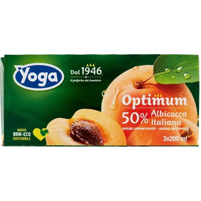 Yoga marhuľový džús 3 x 200 ml