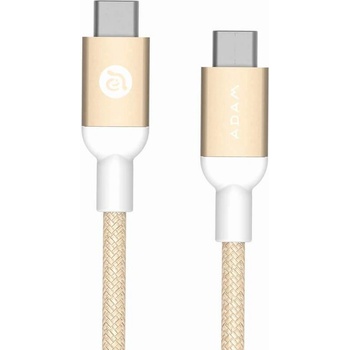 ADAM elements CaSa B200 USB-C to USB-C Cable - USB кабел за MacBook и устройства с USB-C порт (200 cm) (златист)