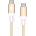 ADAM elements CaSa B200 USB-C to USB-C Cable - USB кабел за MacBook и устройства с USB-C порт (200 cm) (златист)