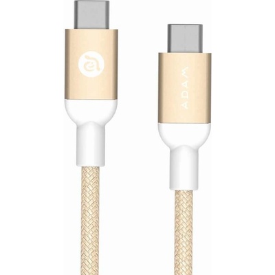 ADAM elements CaSa B200 USB-C to USB-C Cable - USB кабел за MacBook и устройства с USB-C порт (200 cm) (златист)