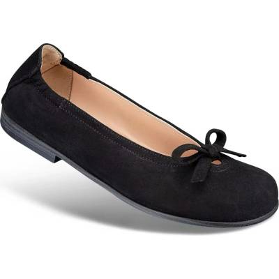 LadySko dámské elegantní baleríny s mašličkou černé