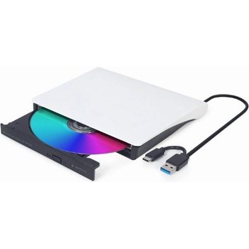 Gembird DVD-USB-031-BW Slim DVD Writer Black/White BOX (DVD-USB-031-BW)