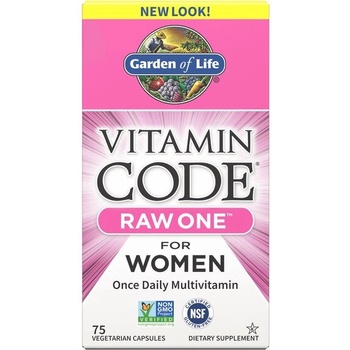 Garden of Life Vitamin Code RAW ONE for Women, 75 kapslí
