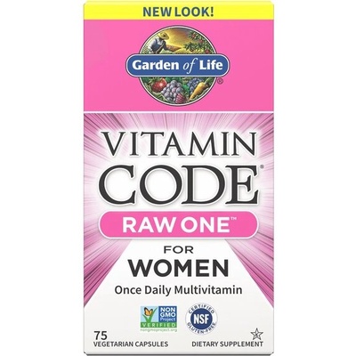 Garden of Life Vitamin Code RAW ONE for Women, 75 kapslí