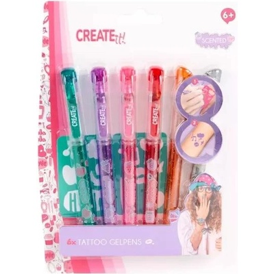 Kensho Create It! Комплект гел химикалки за татуировки - 6 броя (884200)