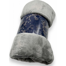 Sendia Luxusní mikroflanelová deka světle šedá 200x230