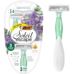 BIC SOLEIL ESCAPE Lavender & Eucalyptus - дамски самобръсначки с 3 ножчета и ароматна дръжка, 3 бр