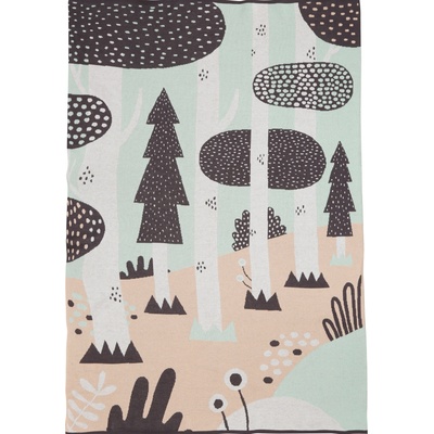 Södahl Карирано одеяло Magic Forest 100 x 150 см розово (724420)