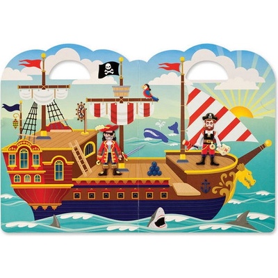 Melissa & Doug Zošit s adheznými samolepkami Piráti