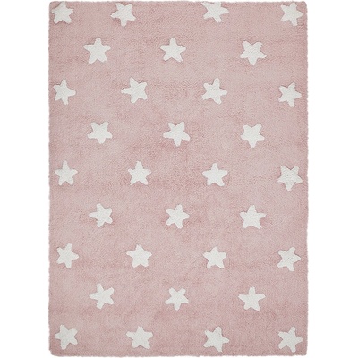 Lorena Canals Stars Pink-White Růžová