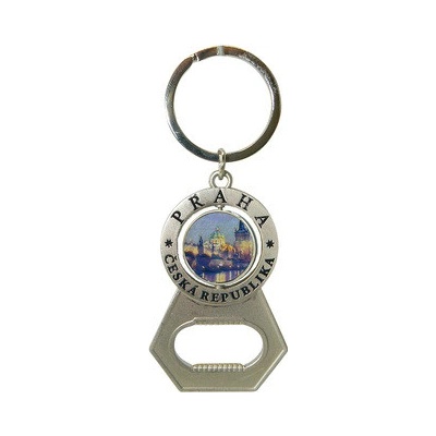 Prívesok na kľúče s otvírákem Karlův most