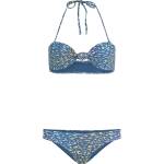 O'Neill O´neill Knot Bandeau Matira bikini - Blue (Yellow Animal Blur)