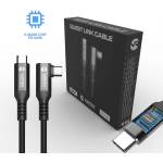 Vortex Virtual Reality VortexVR 5m USB-C PD100W кабел за Meta Link | за Meta Quest 3 / 3S / 2 (10 Gbps) (VVR.5M.10.GBPS.PD100W.LINK.CABLE.USB.C)
