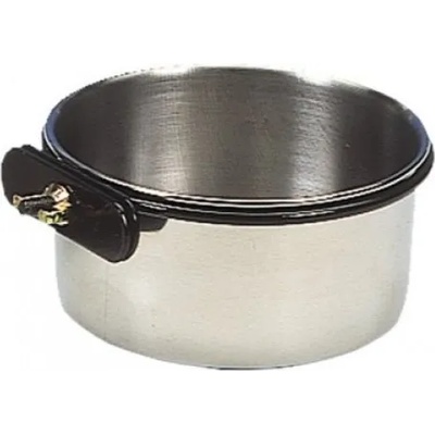 NOBBY Метална хранилка за папагал с винт 600мл / 12см nobby Германия 38024