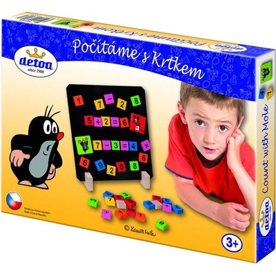 Detoa magnetická hra Počítáme s Krtkem 40 dílků