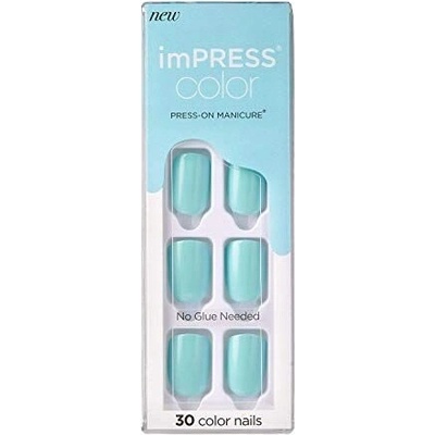 Kiss imPRESS Samolepiace nechty Color Mint To Be 30 ks