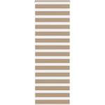 vidaXL Зеброва щора, пясъчно кафява, 80x200 см, ширина на плата 75, 9 см, полиестер (4014569)