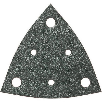 Fein 63717109041 brúsny papier pre delta brúsky na suchý zips, s otvormi Zrnitosť 60 Rohová miera 80 mm 5 ks; 63717109041