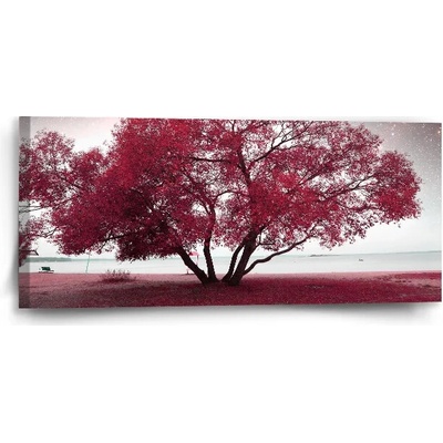 Sablio Obraz Červený strom - 110x50 cm