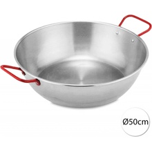 GARCIMA Oceľová hlboká panvica Paella WOK 50 cm