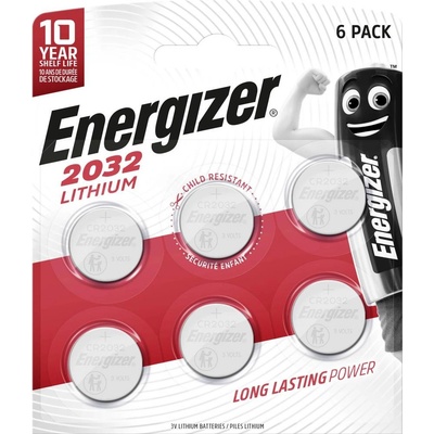 Energizer CR2032 6ks 7638900435856